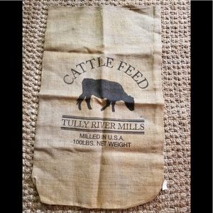 Tully River Mills Cattle Feed Sack